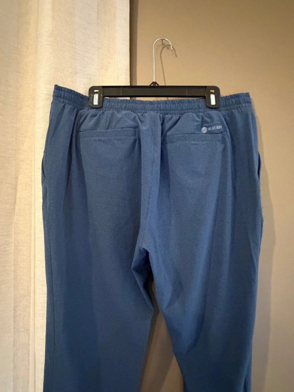 Adidas Men's Navy Dark Marine Blue Golf Heat.RDY, Jogger Pants, Size Large